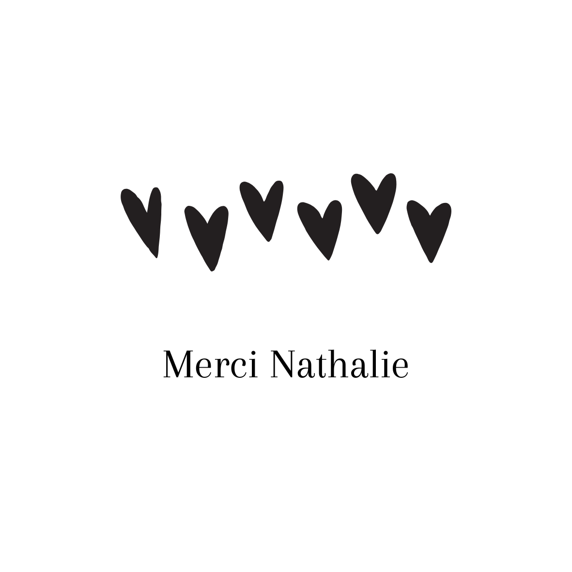 Etiquette personnalisée - GRATUIT