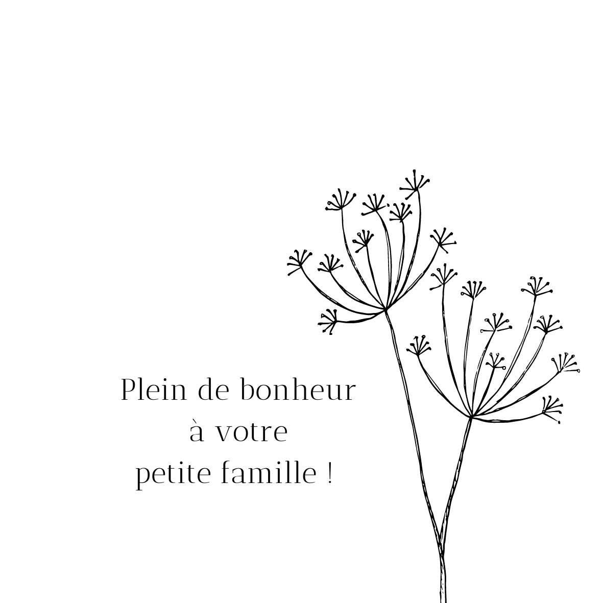 Message personnalisé sur le couvercle