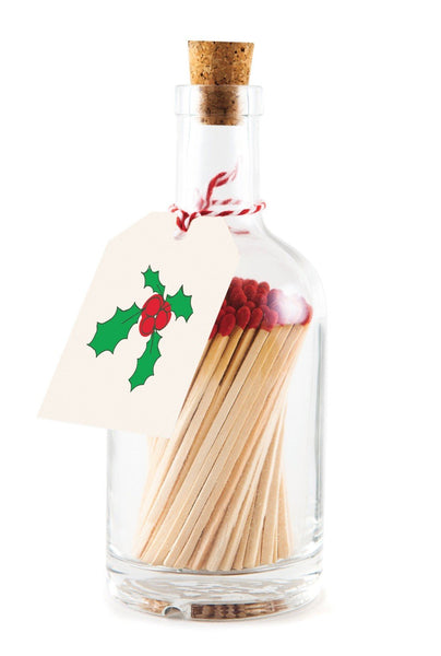 Bouteille d'allumettes - Holly bottle