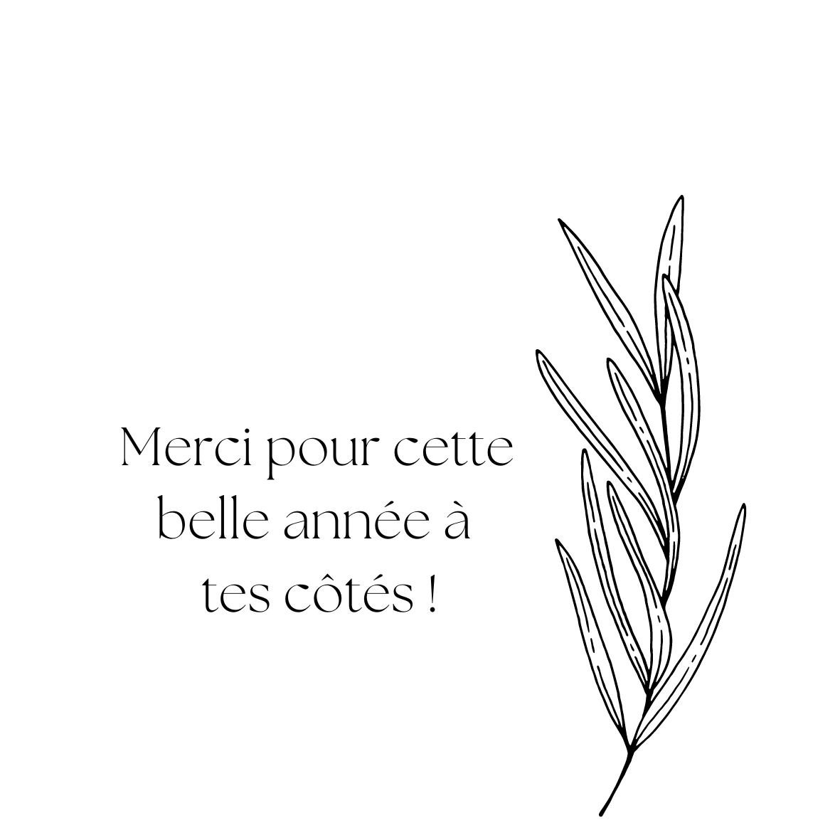 Message personnalisé sur le couvercle