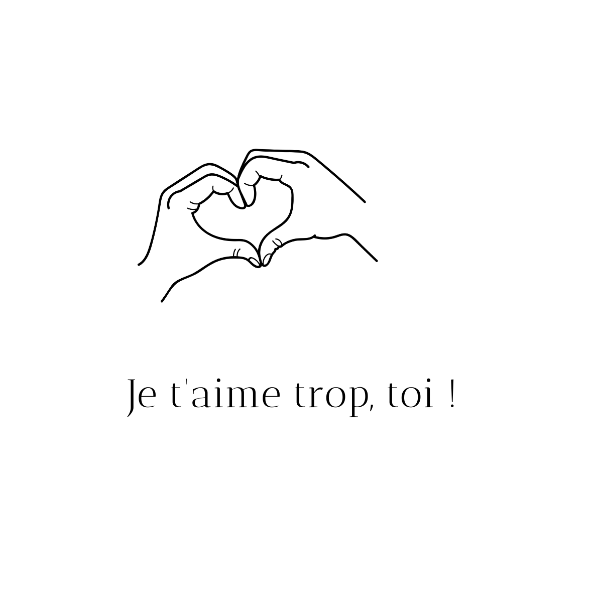 Message personnalisé sur le couvercle
