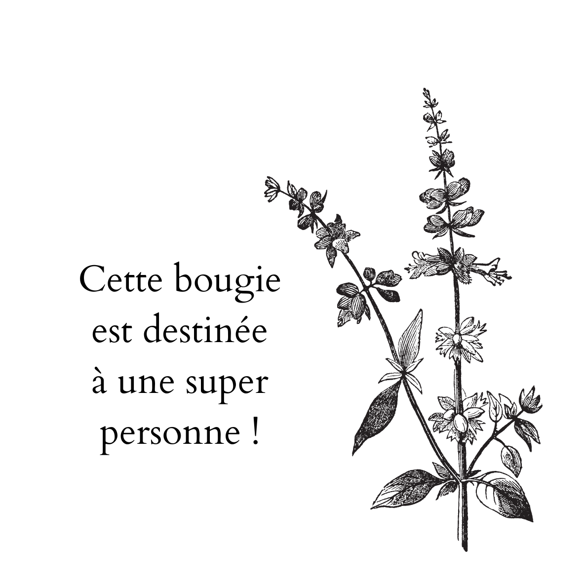 Etiquette personnalisée - GRATUIT