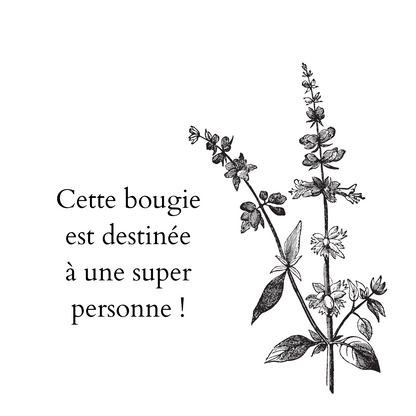 Etiquette personnalisée - GRATUIT