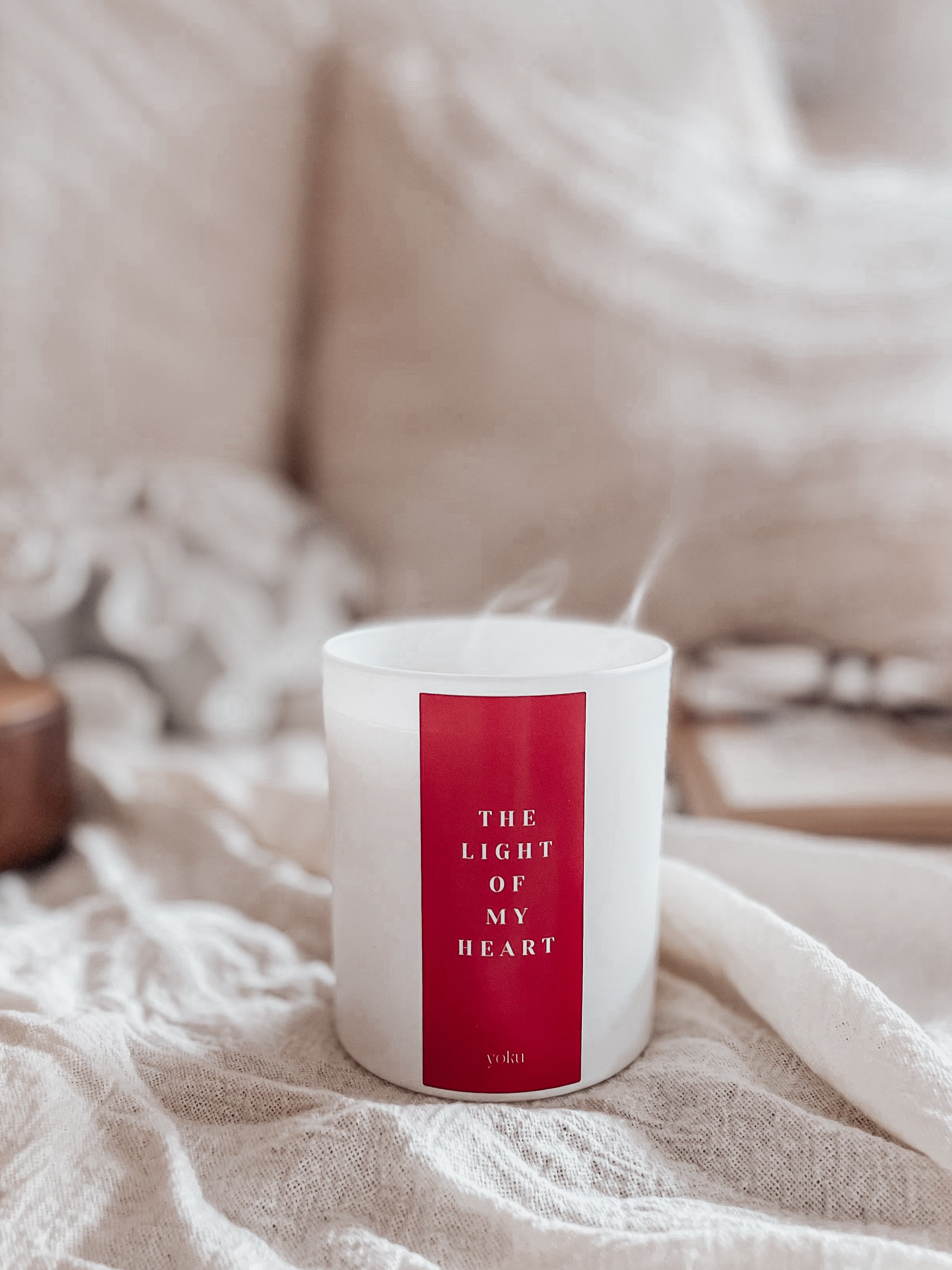 Bougie &quot;THE LIGHT OF MY HEART&quot;