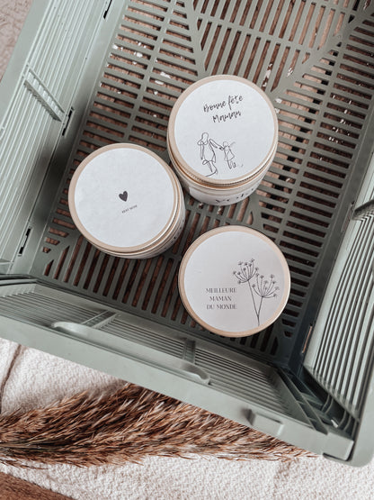Personalized message on the lid