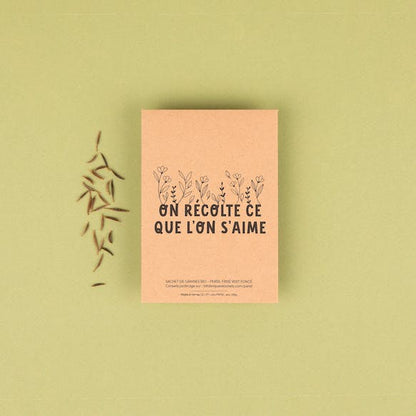 Sachets de graines à offrir