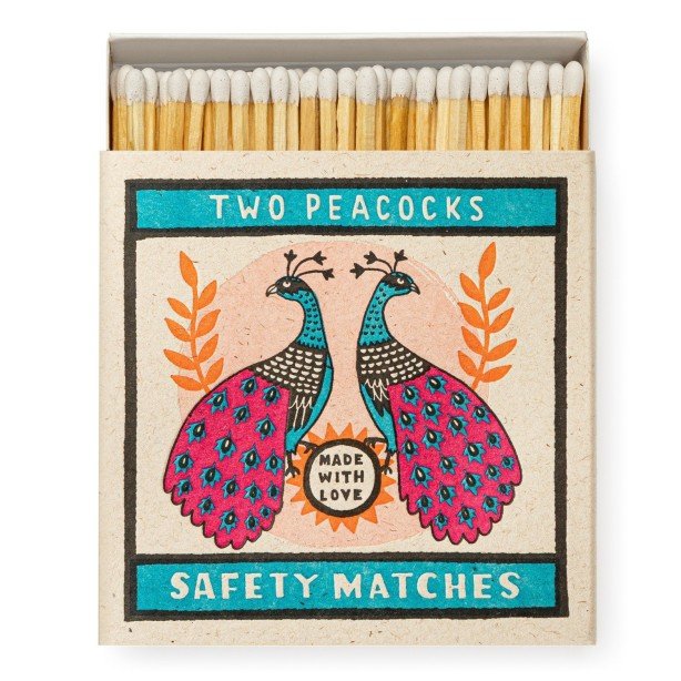 Boite d'allumettes - Two Peacocks